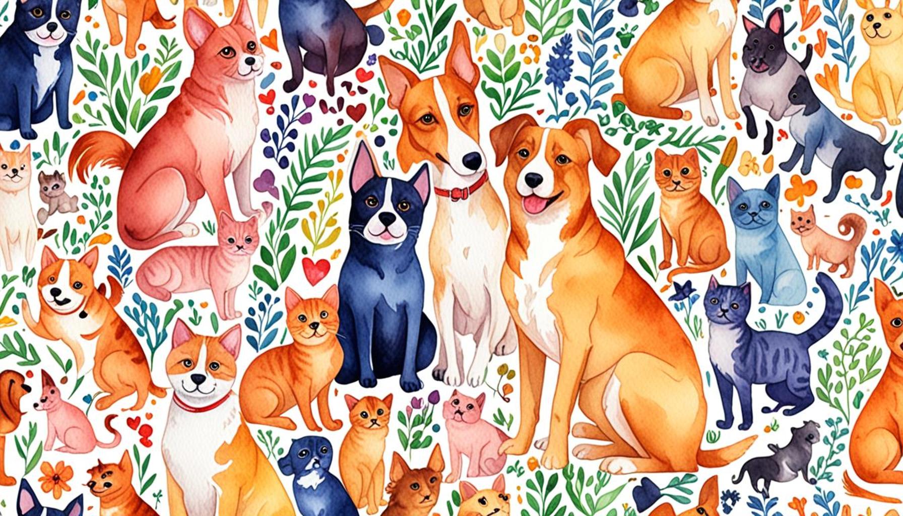 The role of genetics in the behavior of different breeds of dogs and cats